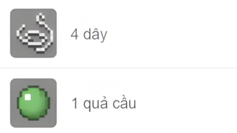 Nguyên liệu cần để chế tạo dây buộc