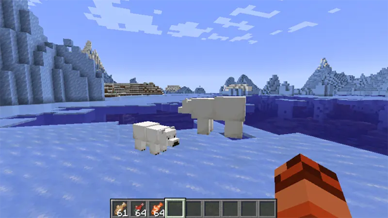 Gấu Bắc Cực Minecraft Ăn Gì