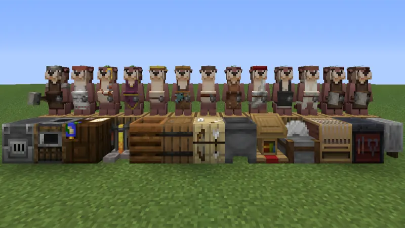Các Loại Dân Làng Trong Minecraft 