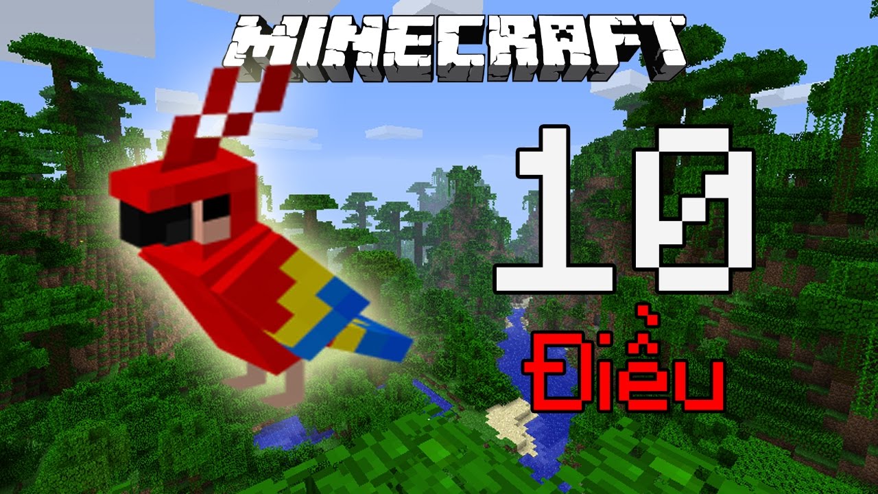 Những Điều Thú Vị Bạn Có Thể Chưa Biết Về Con Vẹt (Parrot) - Minecraft 1.12