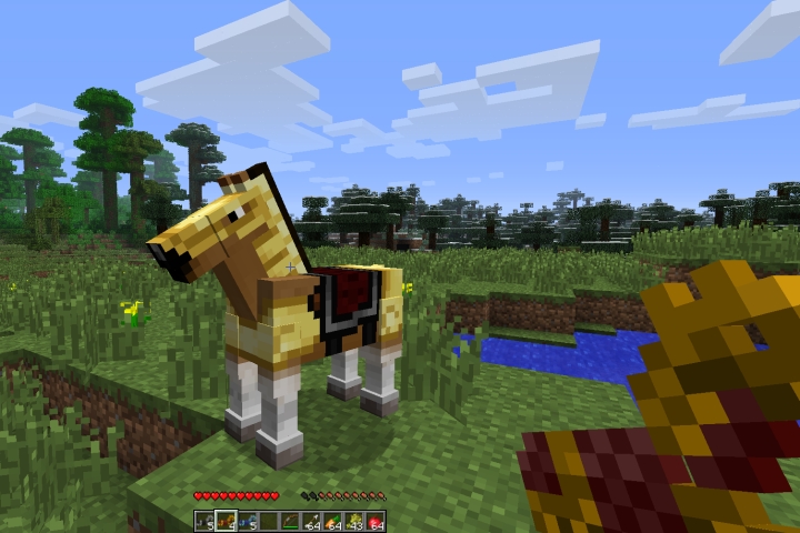 Hướng dẫn cách thuần phục ngựa trong game Minecraft