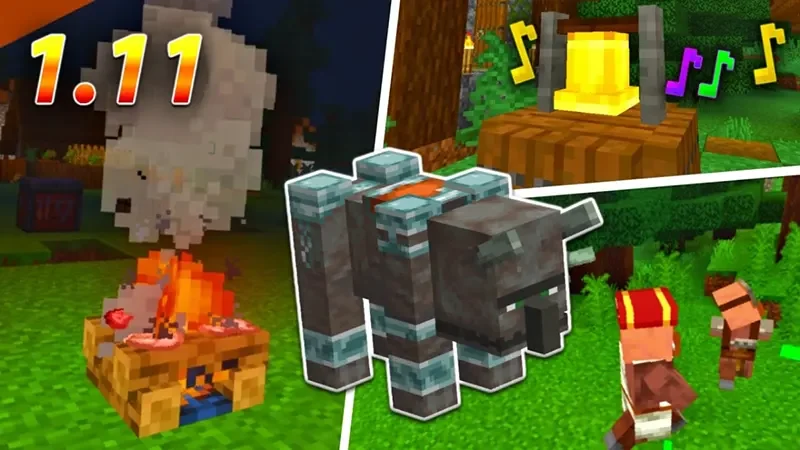 Minecraft pe 1.15 - Ong và hành vi thụ phấn