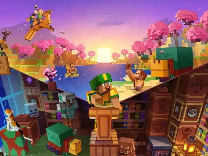 Các loại dân làng minecraft - Dân làng có nghề, thất nghiệp và Nitwit khác nhau thế nào?
