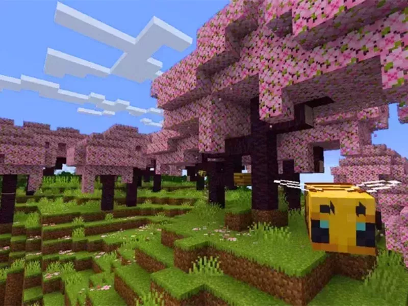 Xây thành phố trong minecraft - Phác thảo layout bằng block tạm
