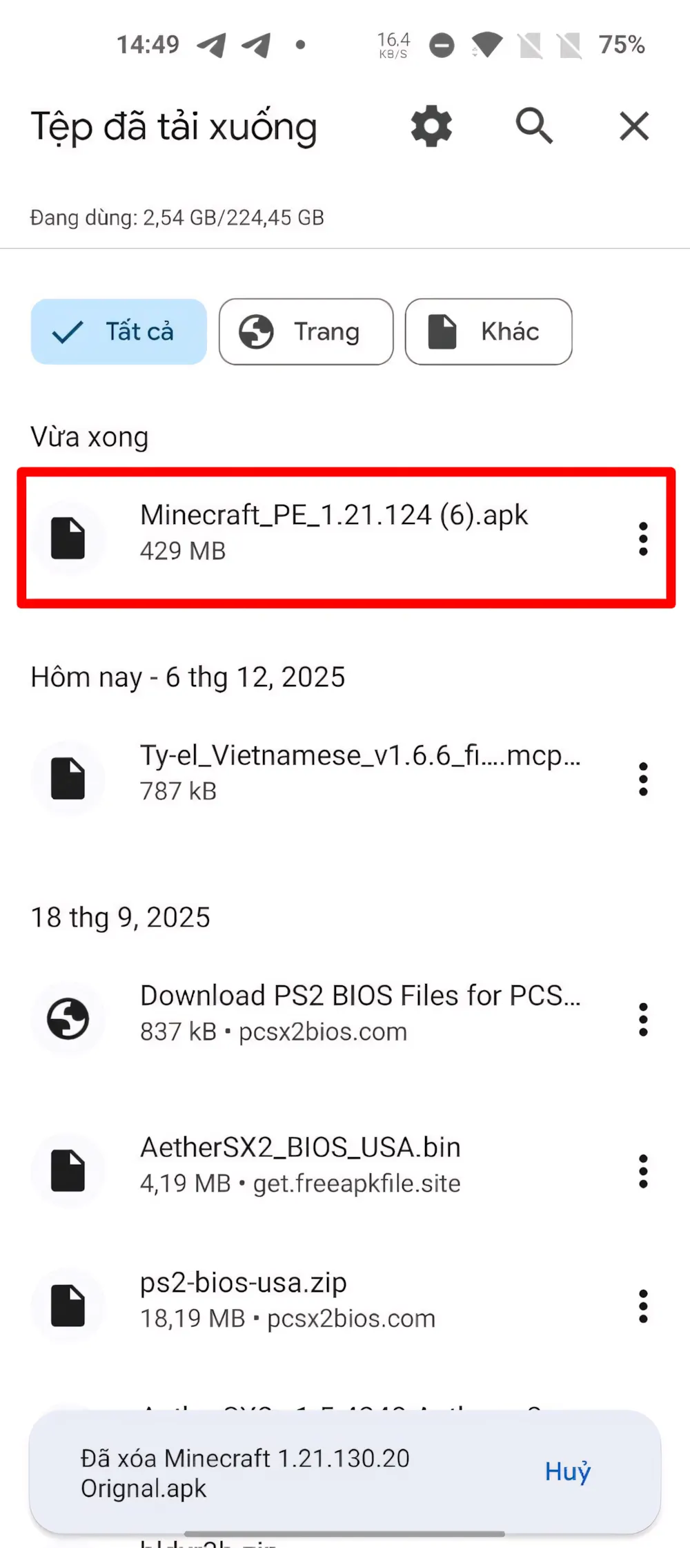 Hướng dẫn cài đặt Minecraft PE